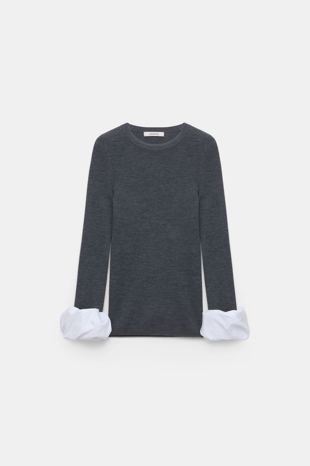 Schu-Chic Merino Pullover, Color: cool anthracite, Size: 2