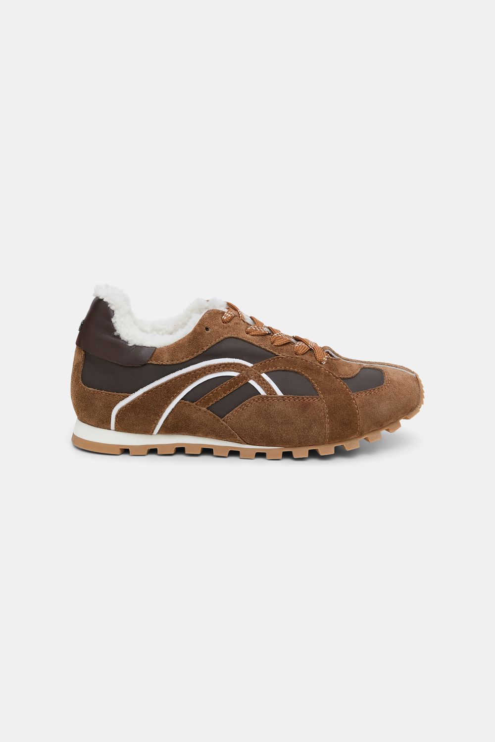Schu-Sporty Chic Sneaker, Color: camel brown, Size: I37