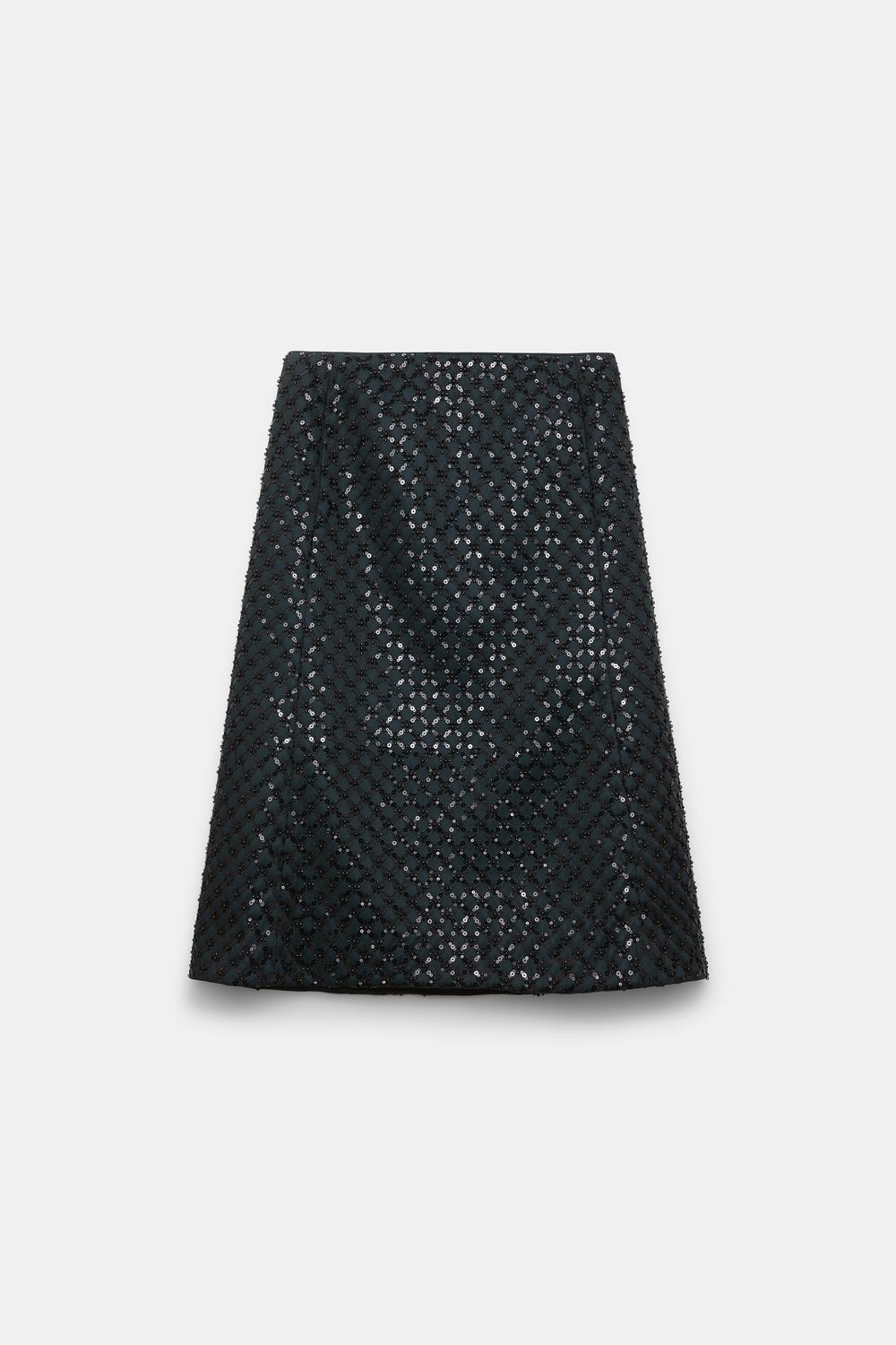 Schu-Sparkling Statement Skirt, Color: graphite, Size: 2