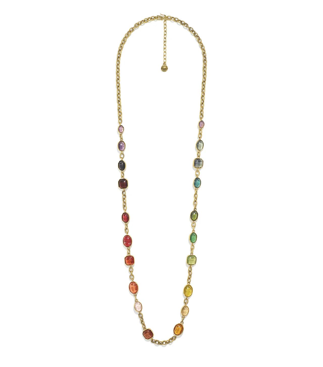 Goos-Cabochons Rainbow Necklace, Color: king blue, Size: OS