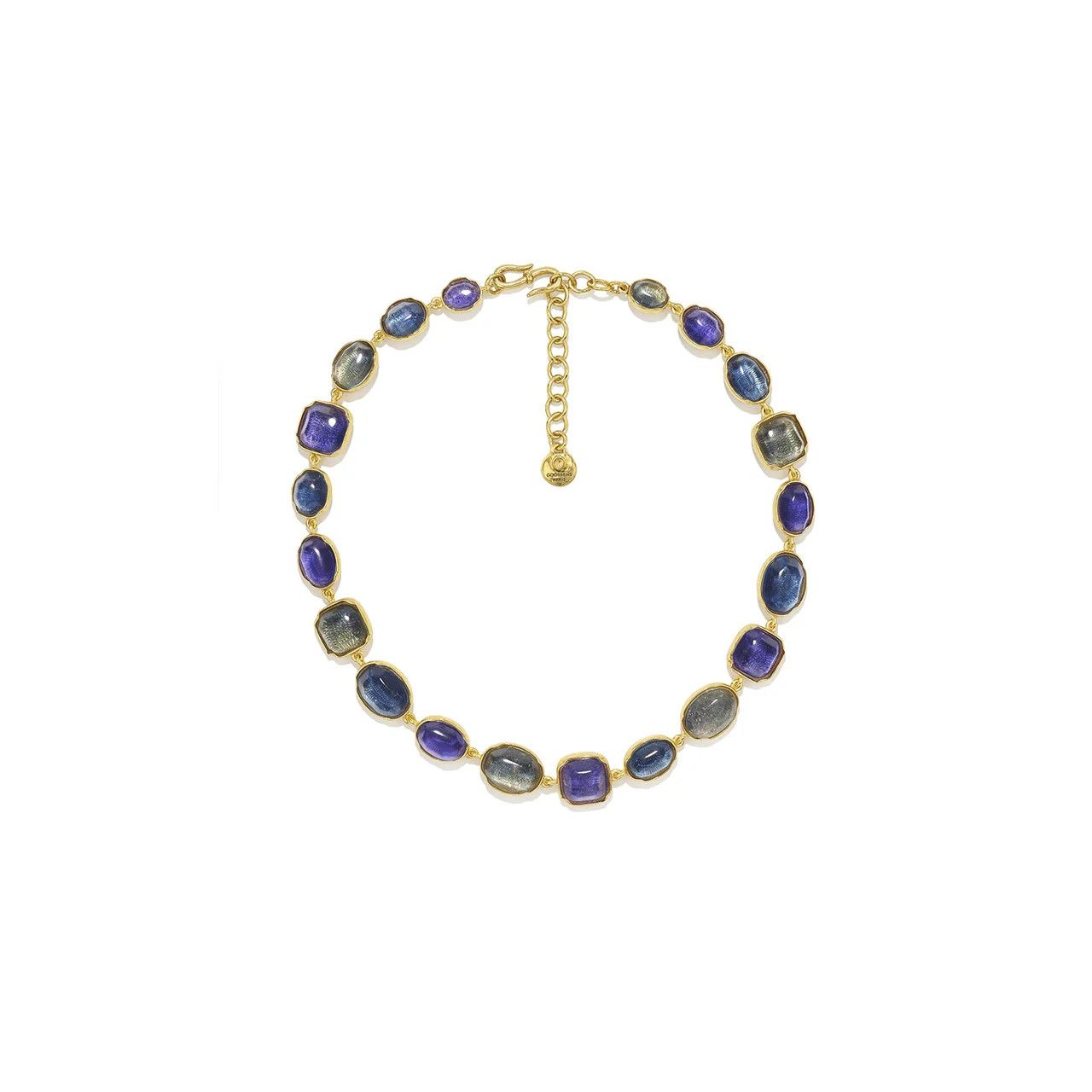 Goos-Cabochons Necklace 1R, Color: king blue, Size: OS