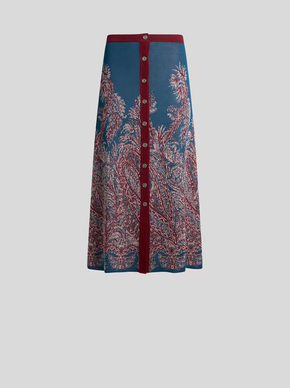 Etro-Knit Midi Skirt