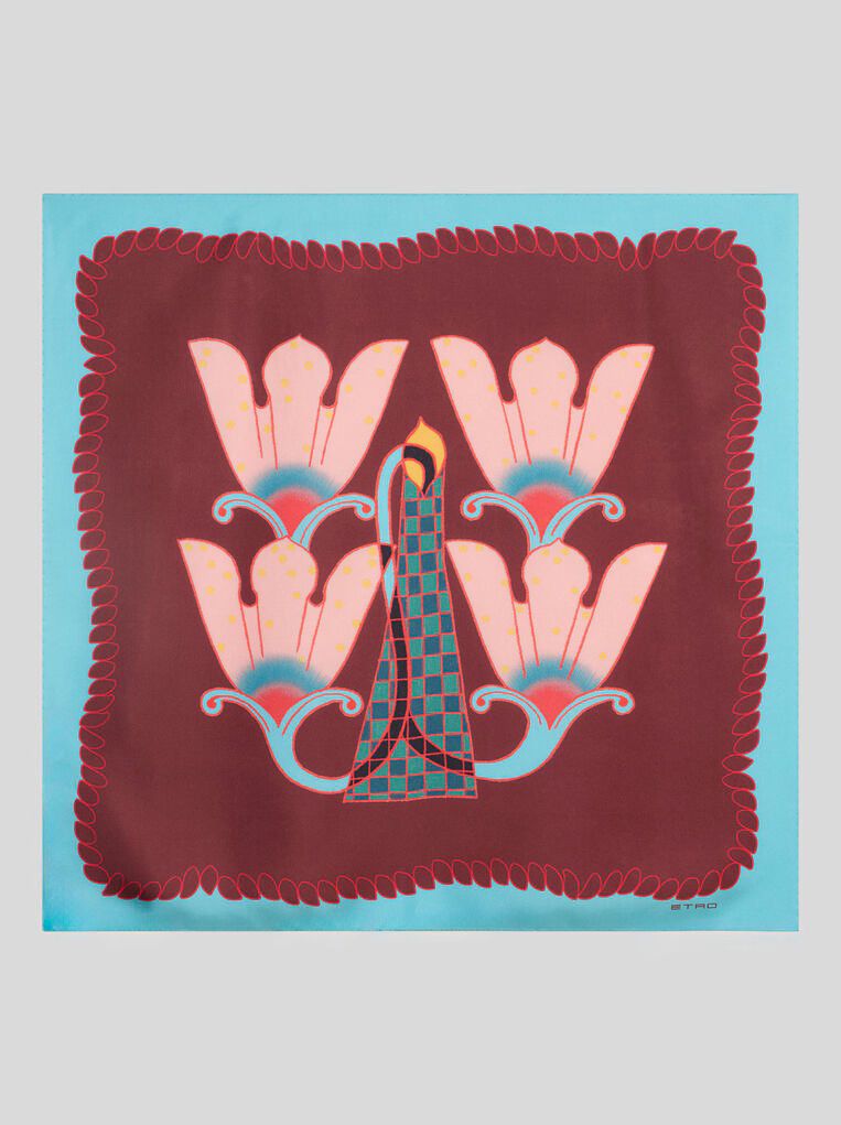 Etro-Turandot Scarf, Color: multi, Size: 70x70