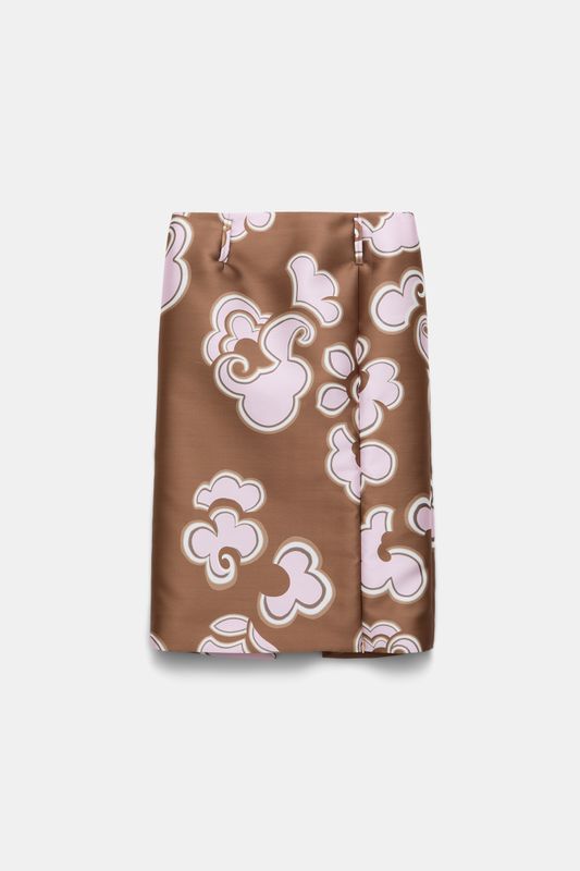 Schu-Floral Statement Skirt