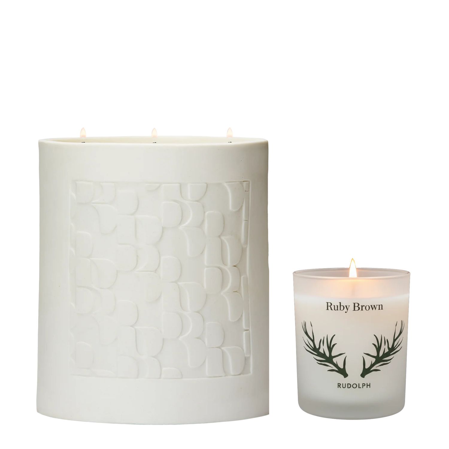 RB-3-Wick Sented Candle, Color: rudolph, Size: 1.5kg