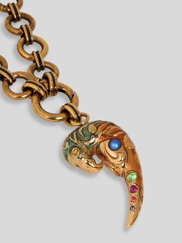 Etro-Parrot Long Chain Necklace