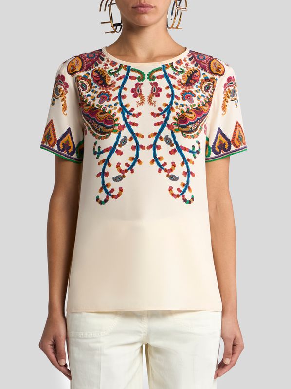 Etro-T-Shirt Top Printed