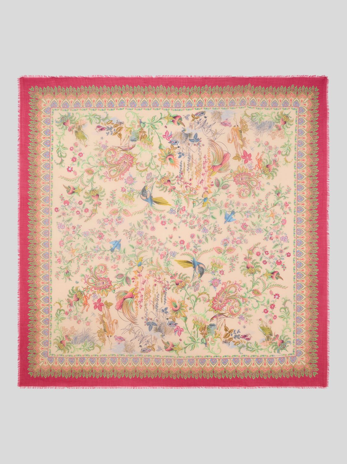 Etro-Aida Shawl, Color: pink, Size: 140x140