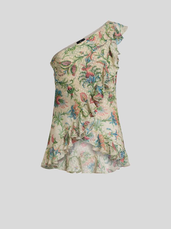 Etro-One Shoulder Top