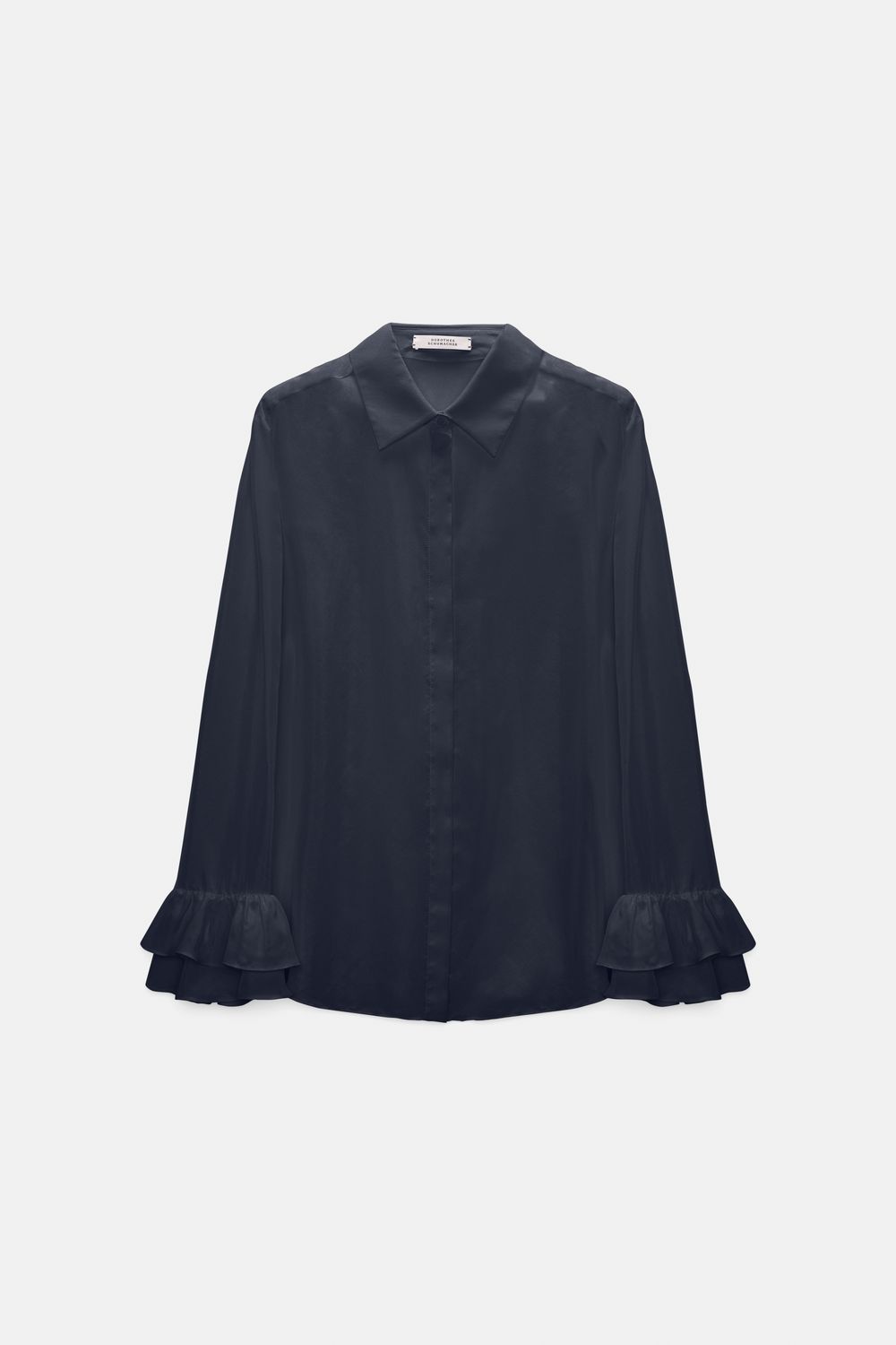 Schu-Playful Volumes Blouse, Color: dark navy, Size: 1