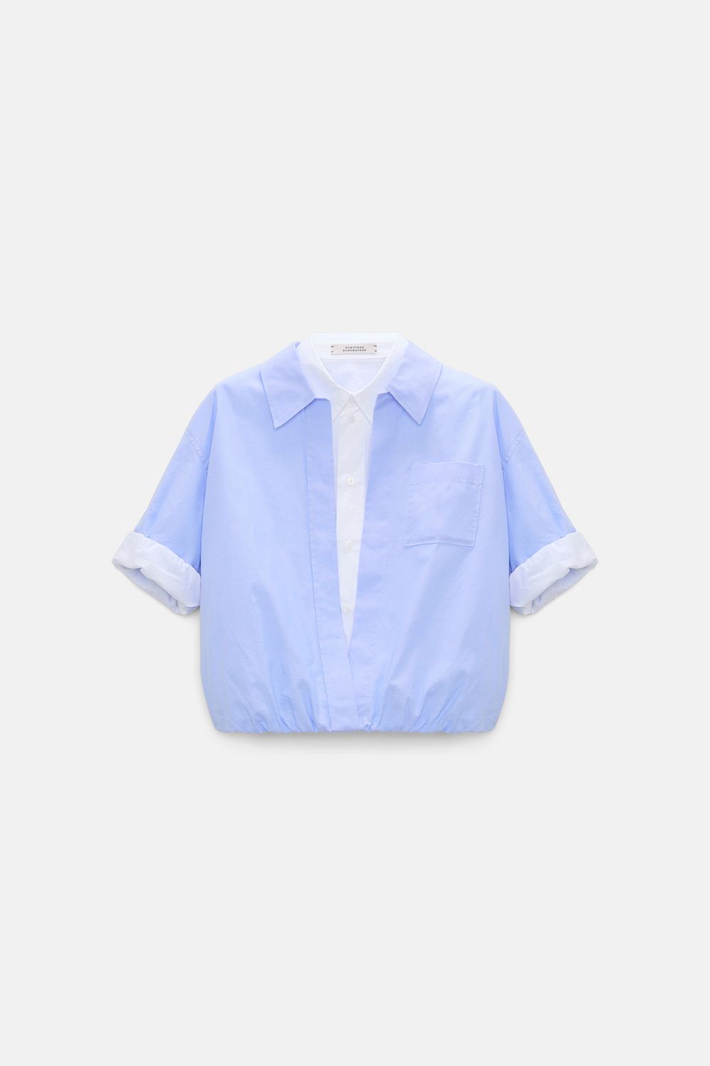 Schu-Powerful Ease Blouse, Color: oxford blue, Size: 1