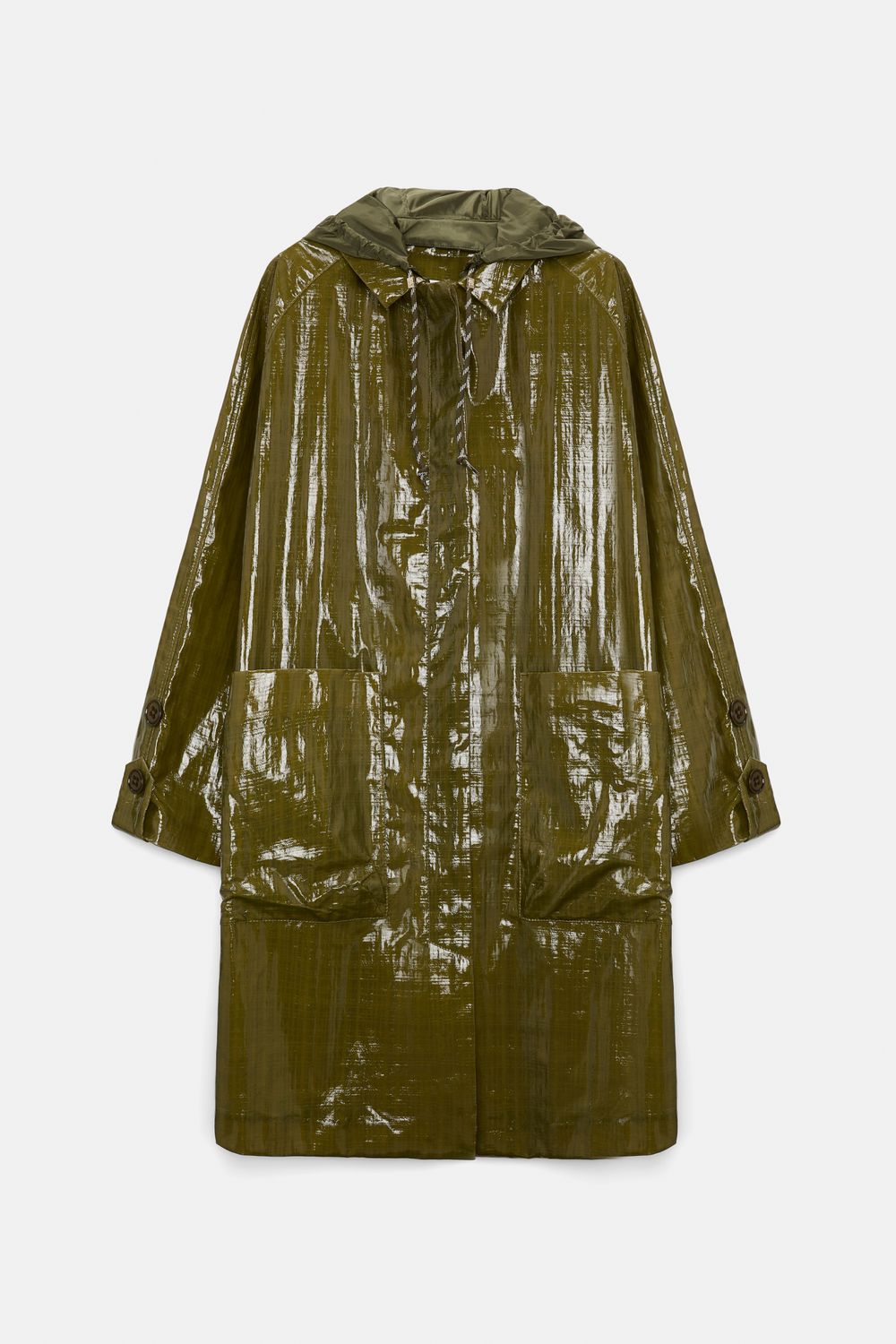 Schu-Glossy Moment Coat, Color: seaweed, Size: 2