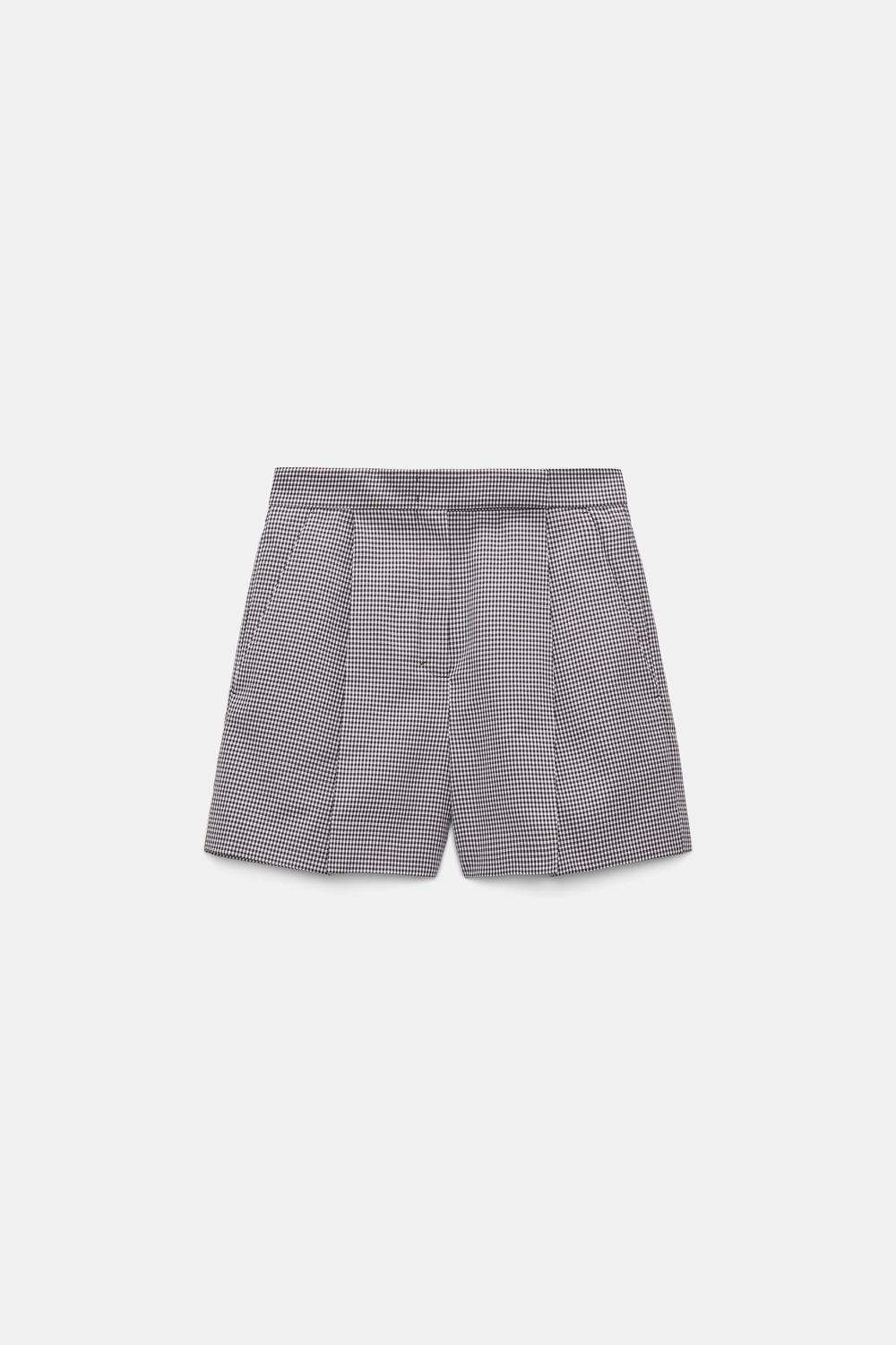 Schu-Casual Graphic Shorts, Color: white/walnut, Size: 2