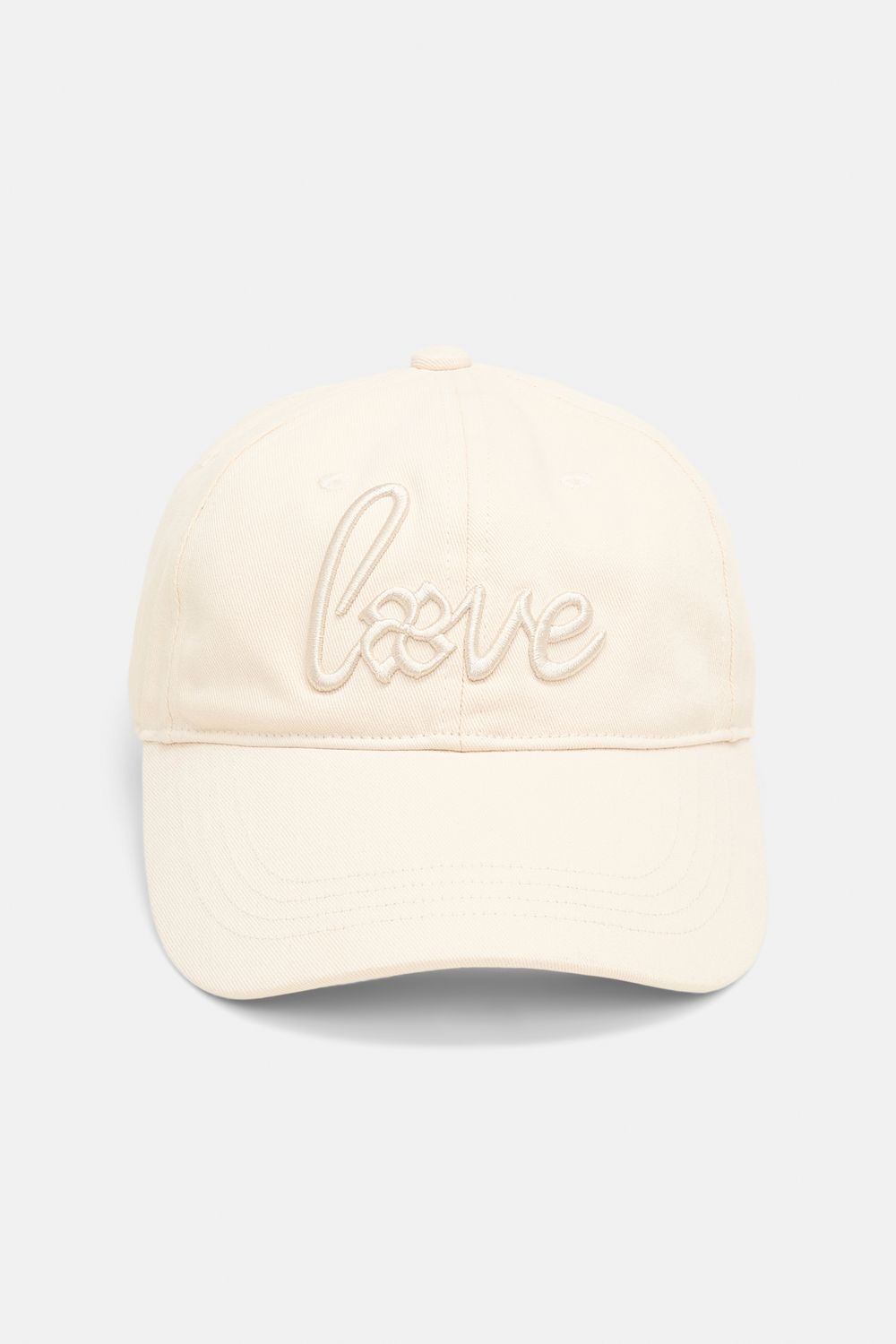 Schu-Rose Love Baseball Cap, Color: ivory, Size: OS