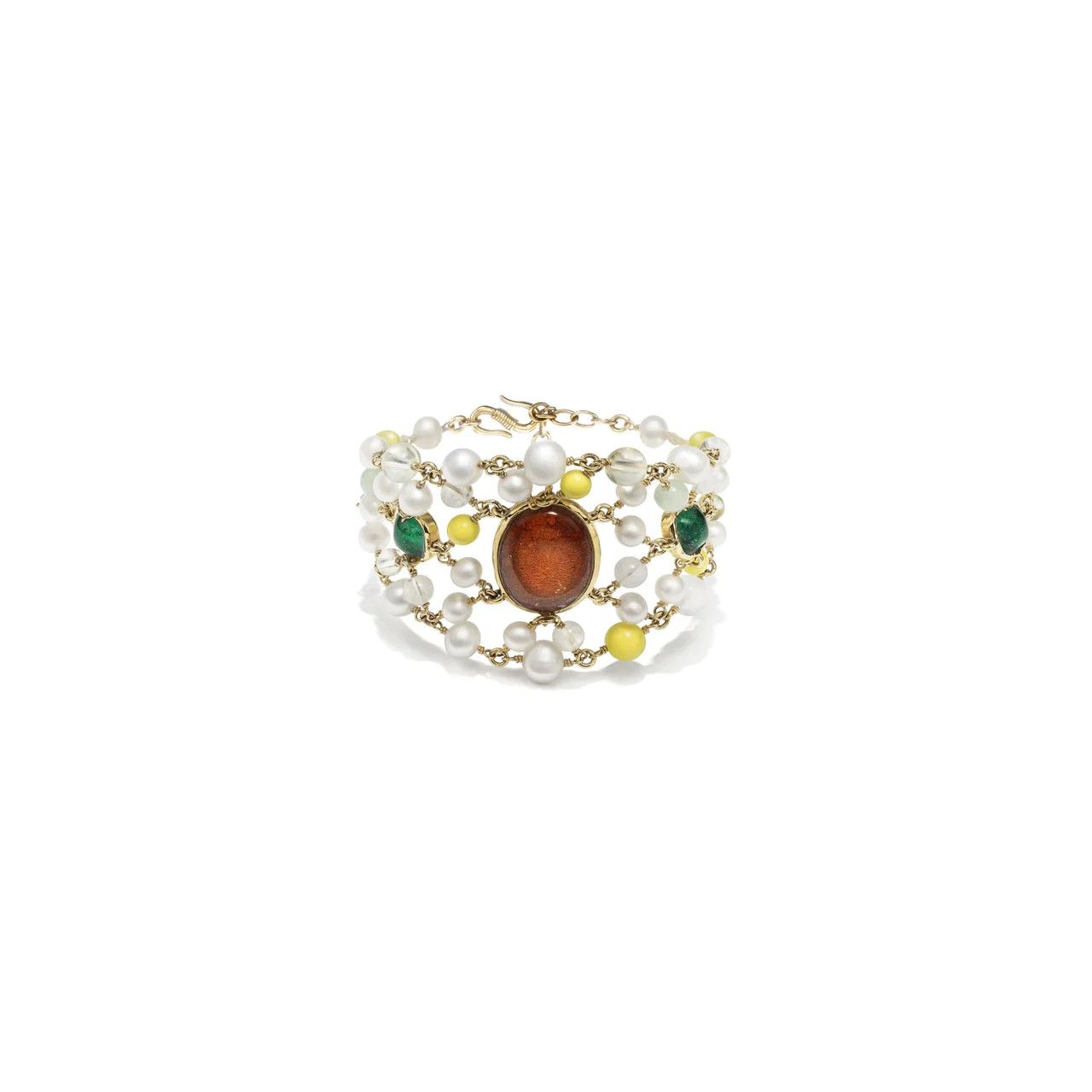 Goos-Lagune Multi Rows Bracelet, Color: multi/gold, Size: OS