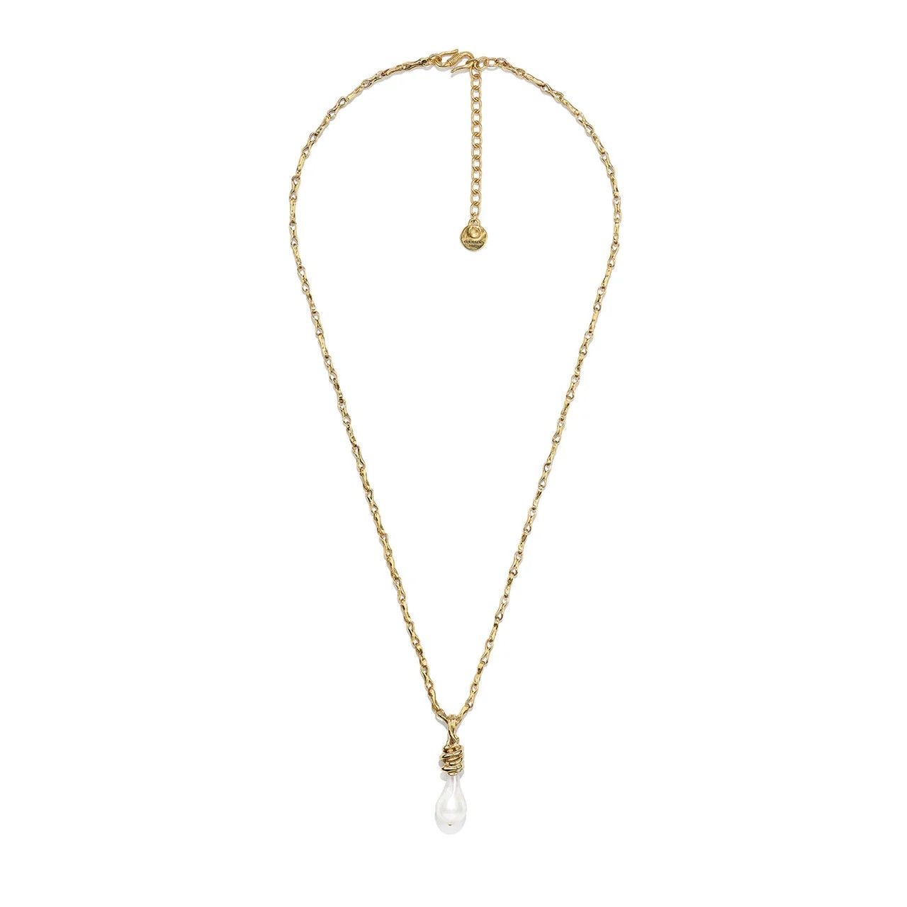 Goos-Riviera Pearls Pendant Necklace, Color: white, Size: OS