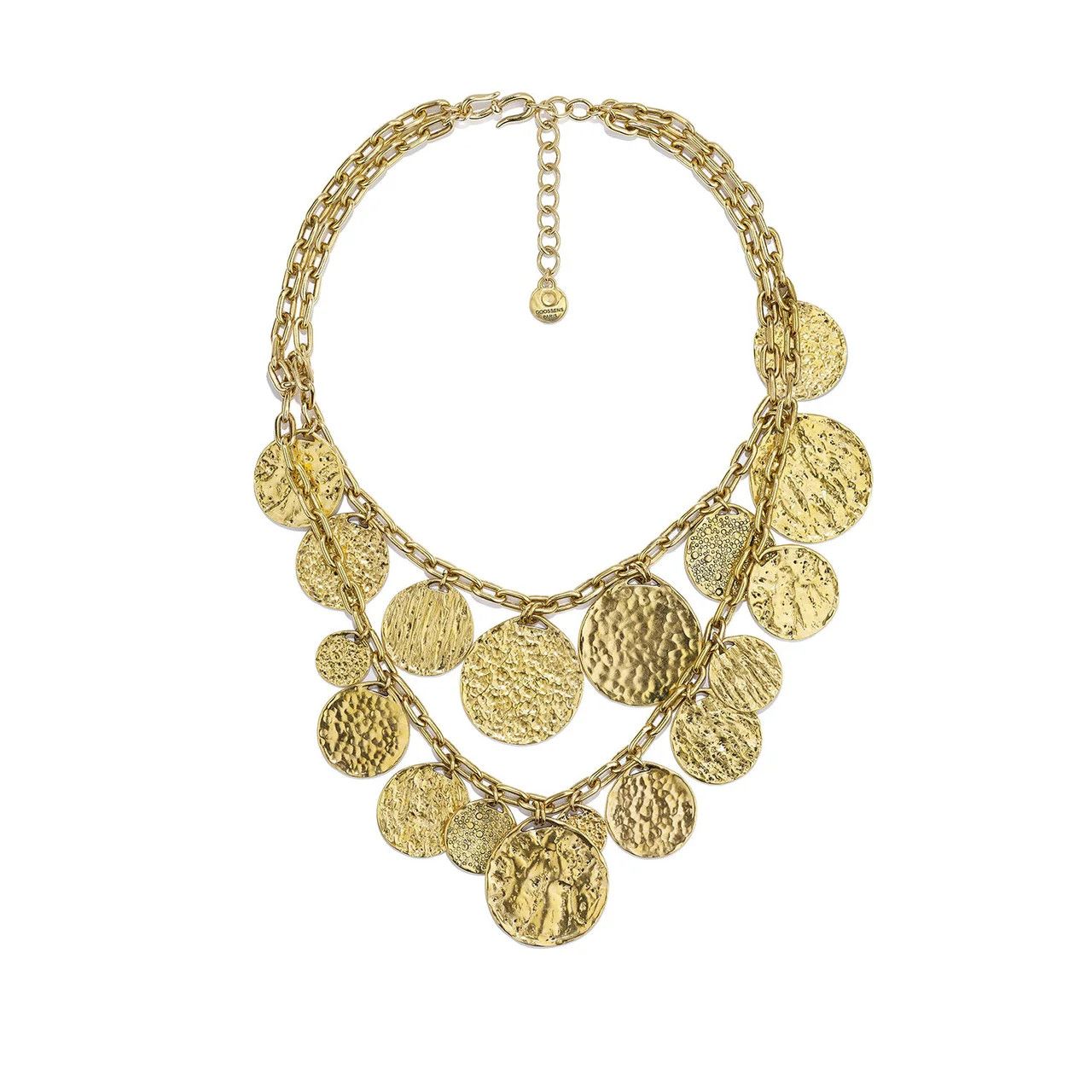 Goos-Celeste Plastron Necklace, Color: yellow/gold, Size: OS