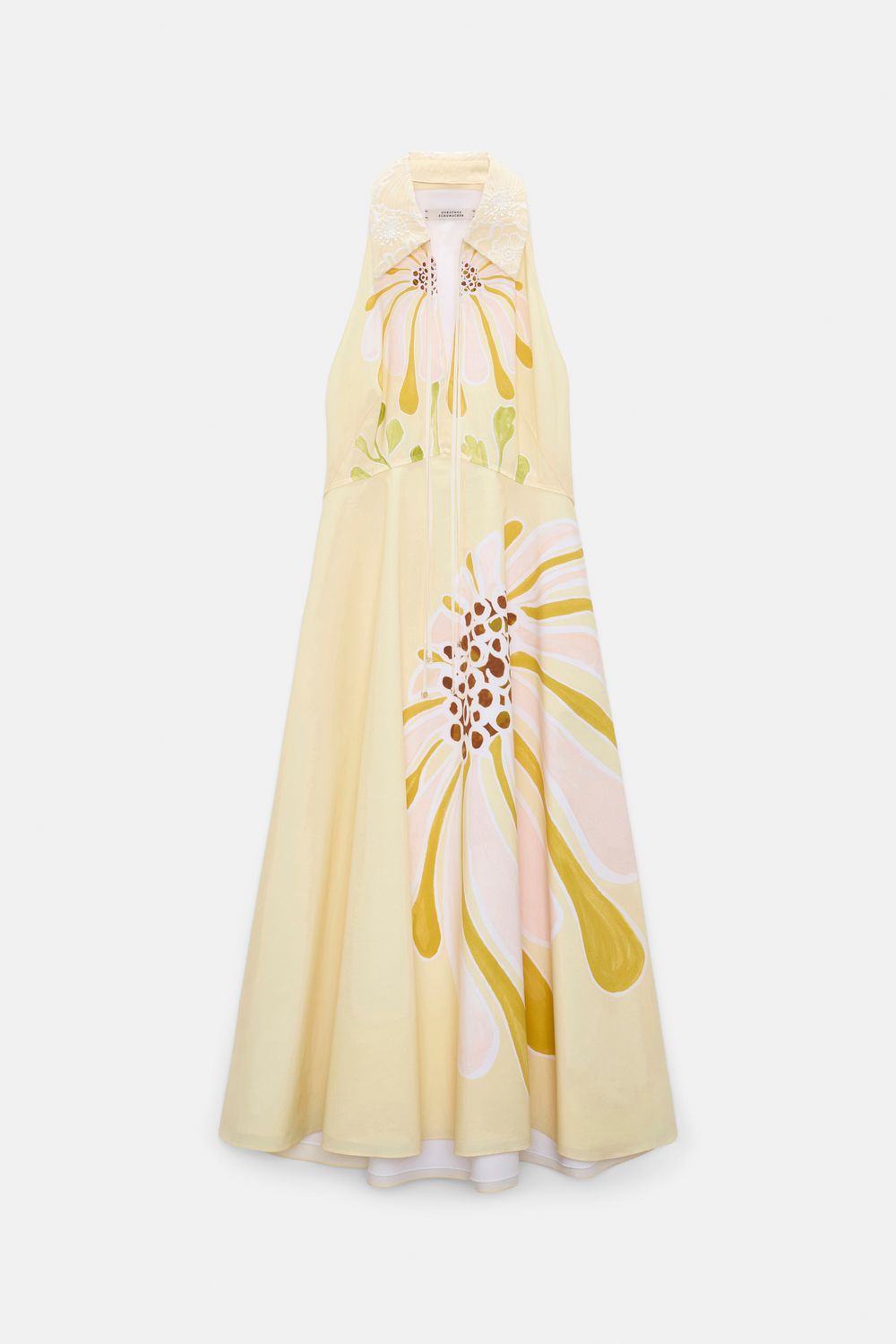 Schu-Floral Power Dress, Color: dream flower yellow, Size: 2