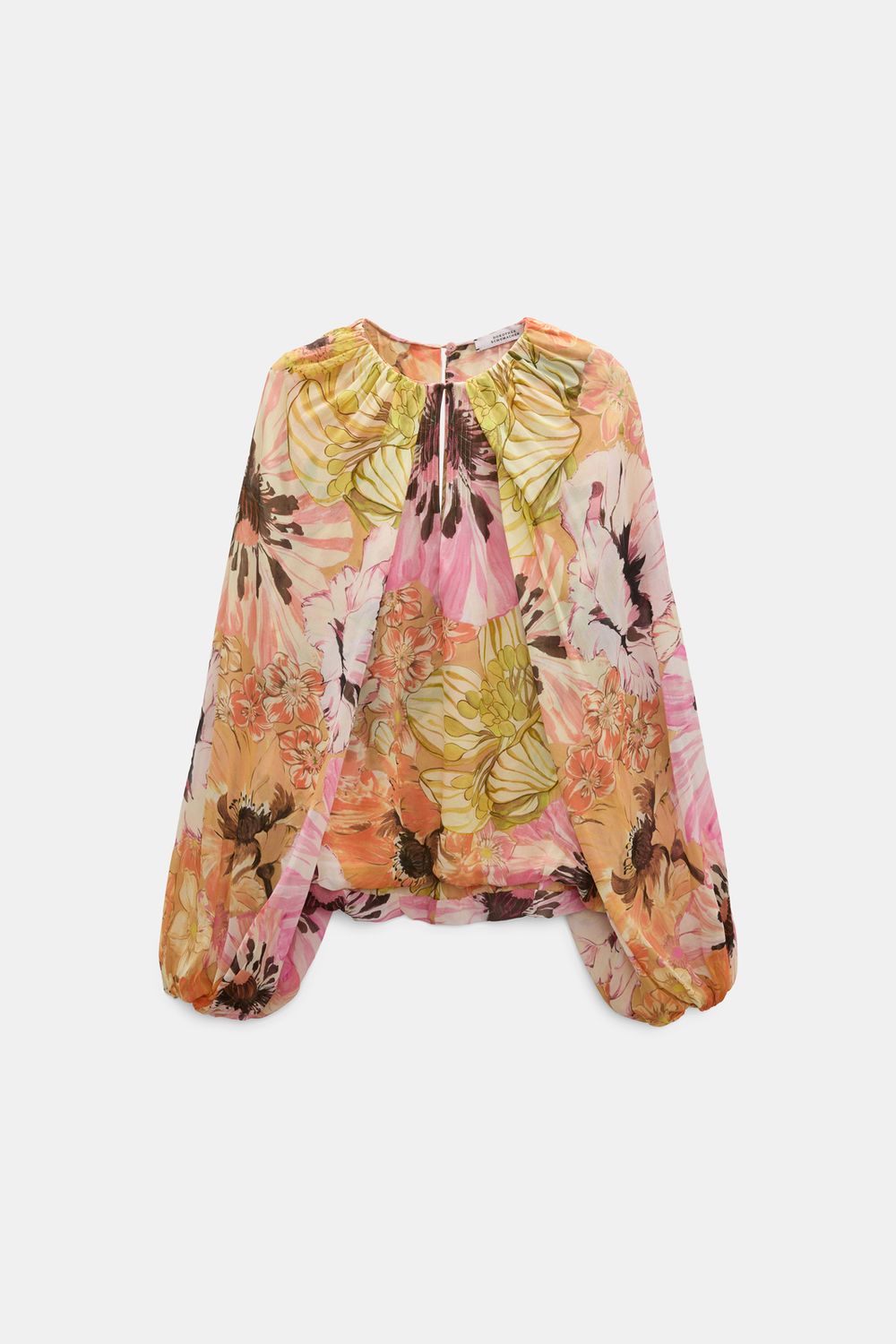 Schu-Floral Dream blouse, Color: boho flower print, Size: 2