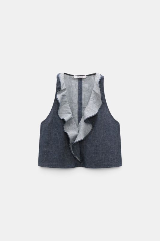 Schu-Fluid Denim Top