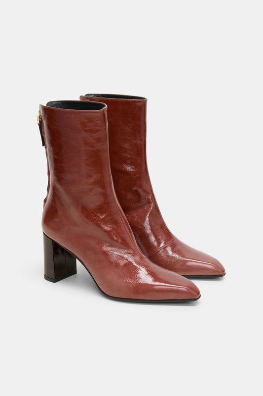 Schu-Crackle Shine Ankle Boot