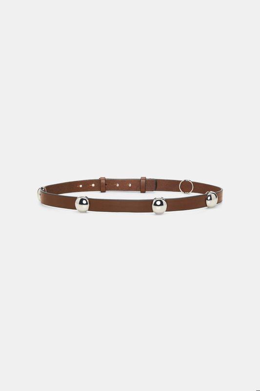 Schu-Ceinture True Cuoio 3cm Stud