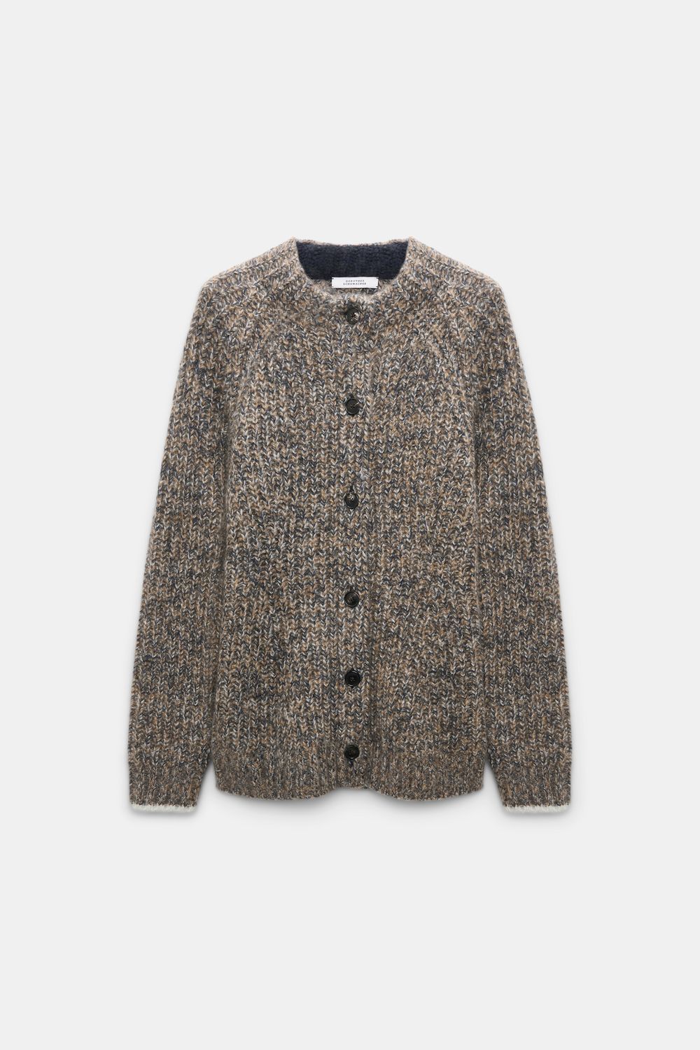 Schu-Luxury Love Cardigan, Color: mist/walnut/black, Size: 1