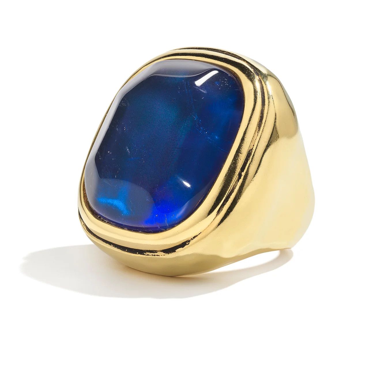 Goos-Renaissance Ring, Color: ultramarine blue, Size: R53