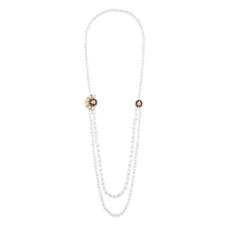 Goos-Perles Baroques Long Necklace