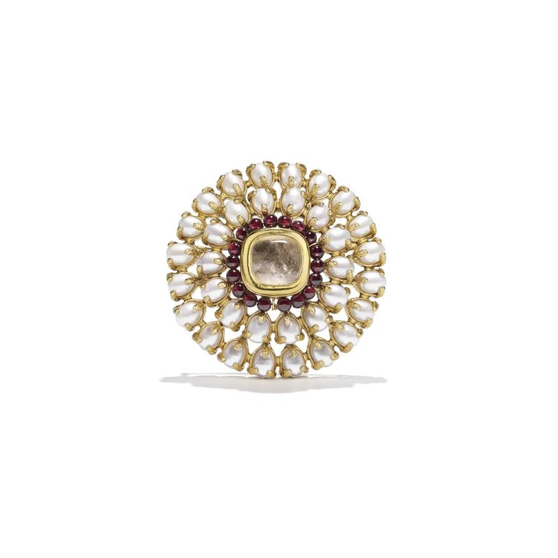 Goos-Perles Baroques Brooch