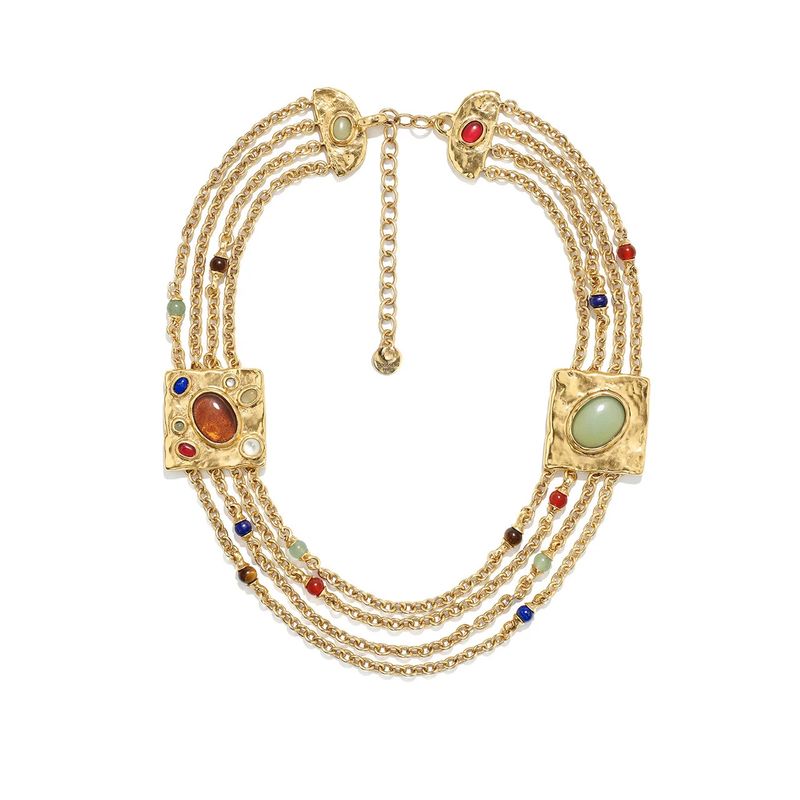 Goos-Theia Multi Strand Necklace