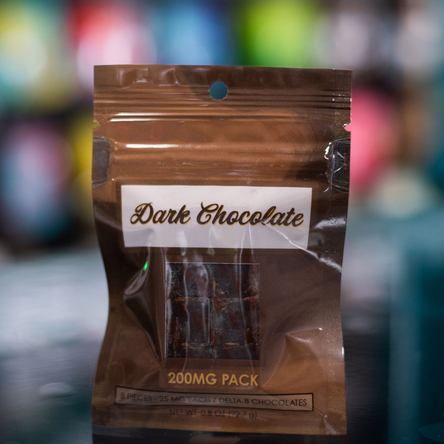 Delta 8 THC - Chocolate - Dark Chocolate 200mg