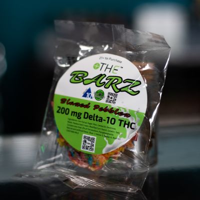 Delta 10 THC - Cereal Barz - Blazed Pebbles 200mg