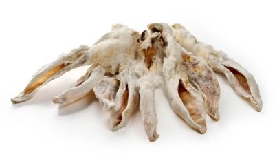 OREILLES DE LAPIN AVEC FOURRURE 1ère QUALITÉ 100G