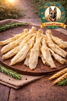 OREILLES BLANCHES DE LAPIN  100G