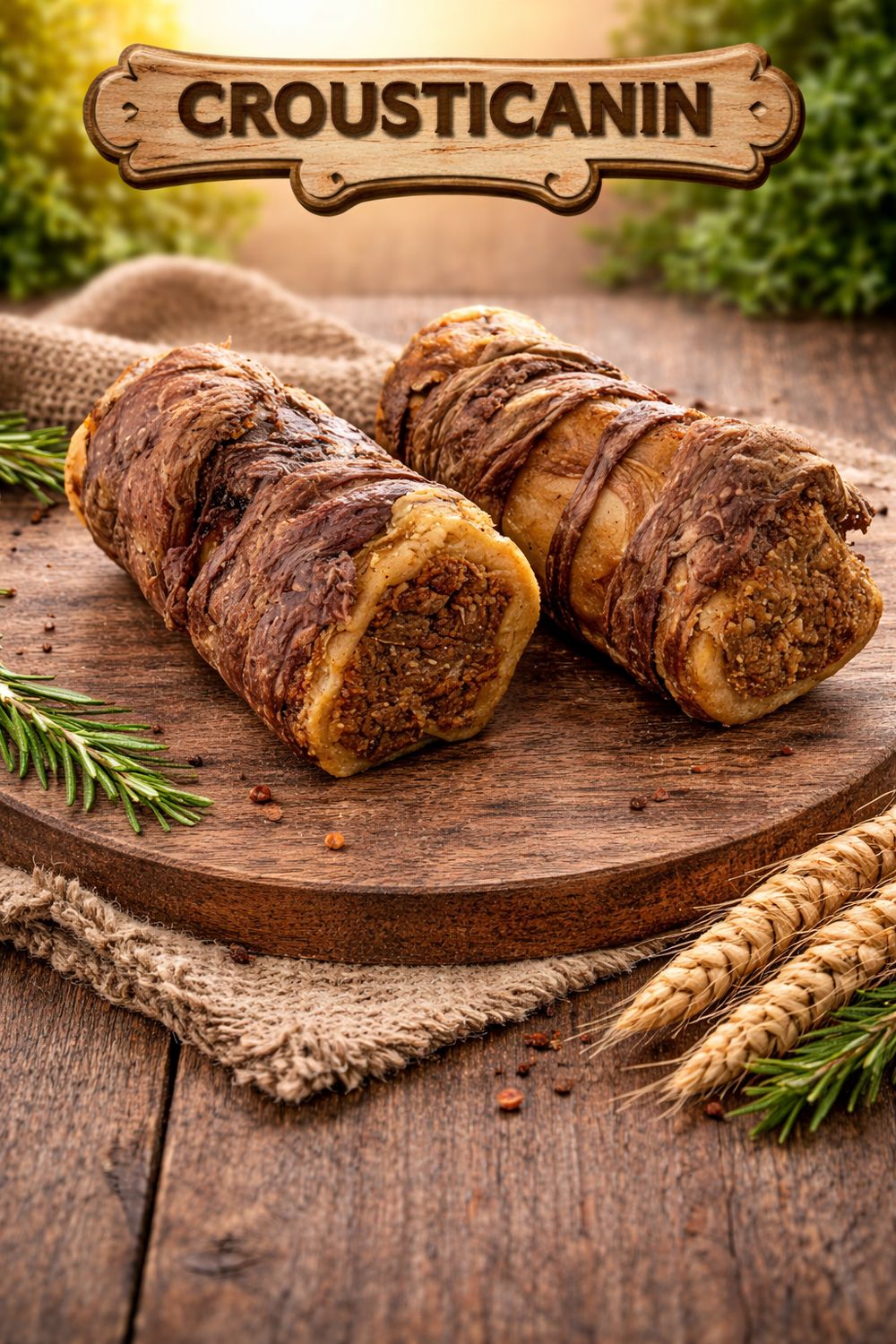 OS A MOELLE BOEUF RECOUVERTS DE POUMONS 1 PIECE