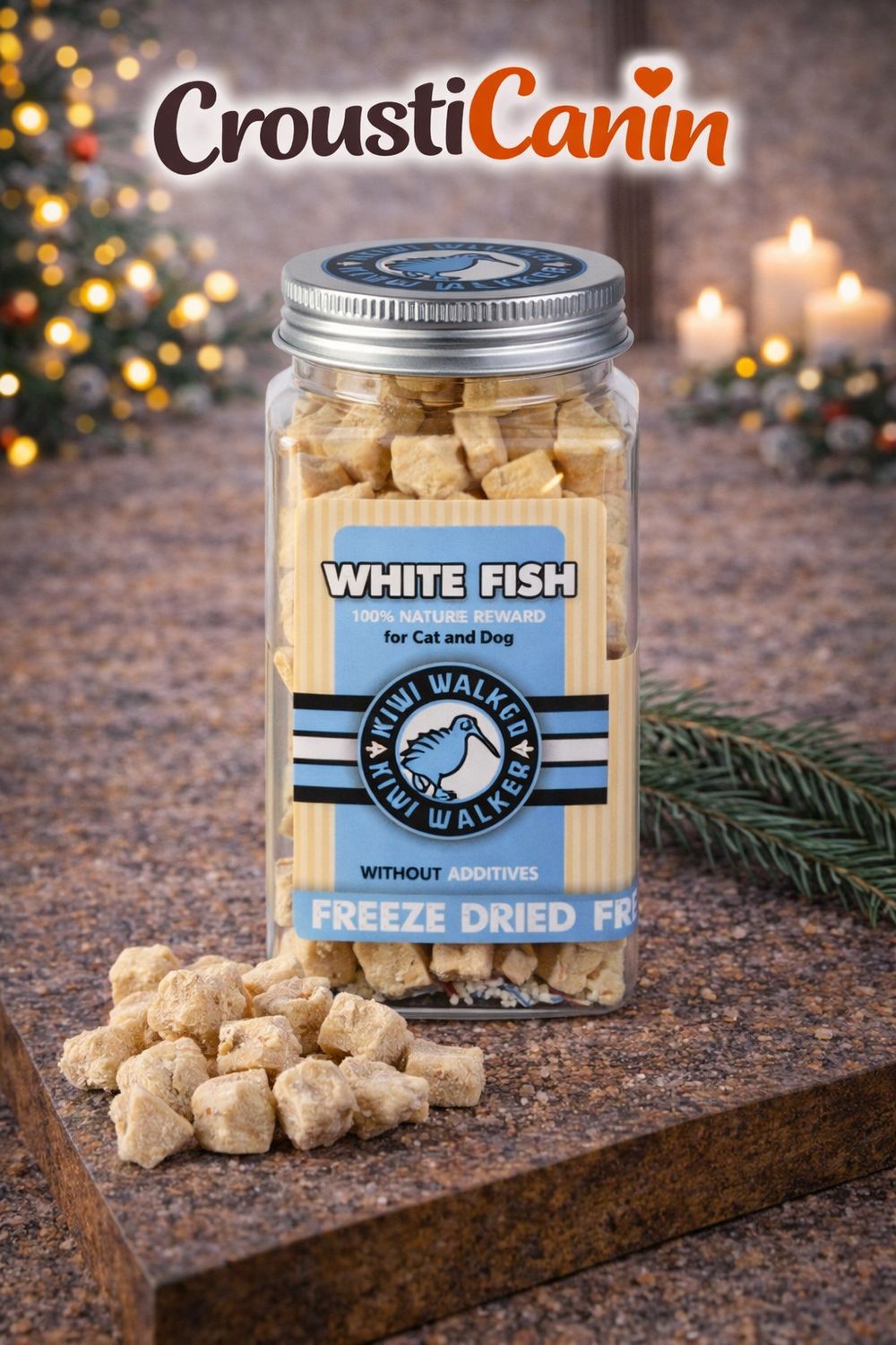 COLLATIONS LYOPHILISEES POISSON BLANC 70G