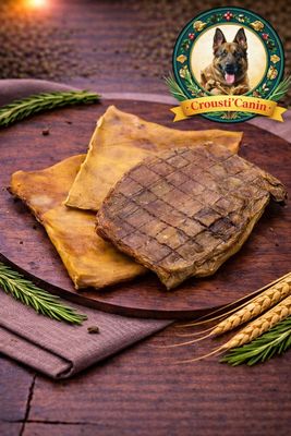 PLAQUE XL PEAU DE BOEUF A L'UNITE