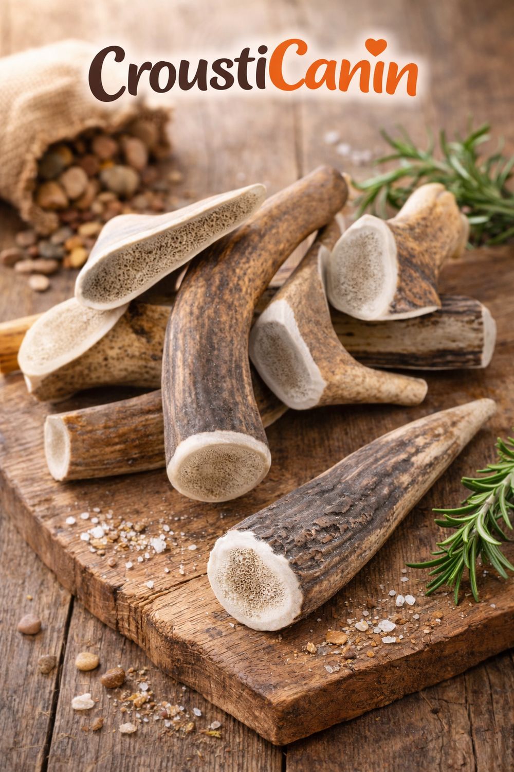 BOIS DE CERF ENTIER TAILLE L