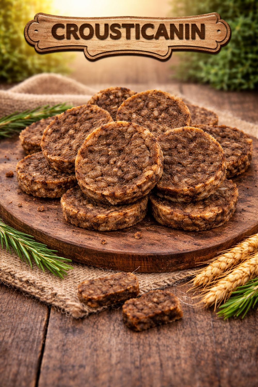 BURGER POULET MYRTILLE/CRANBERRY 100G