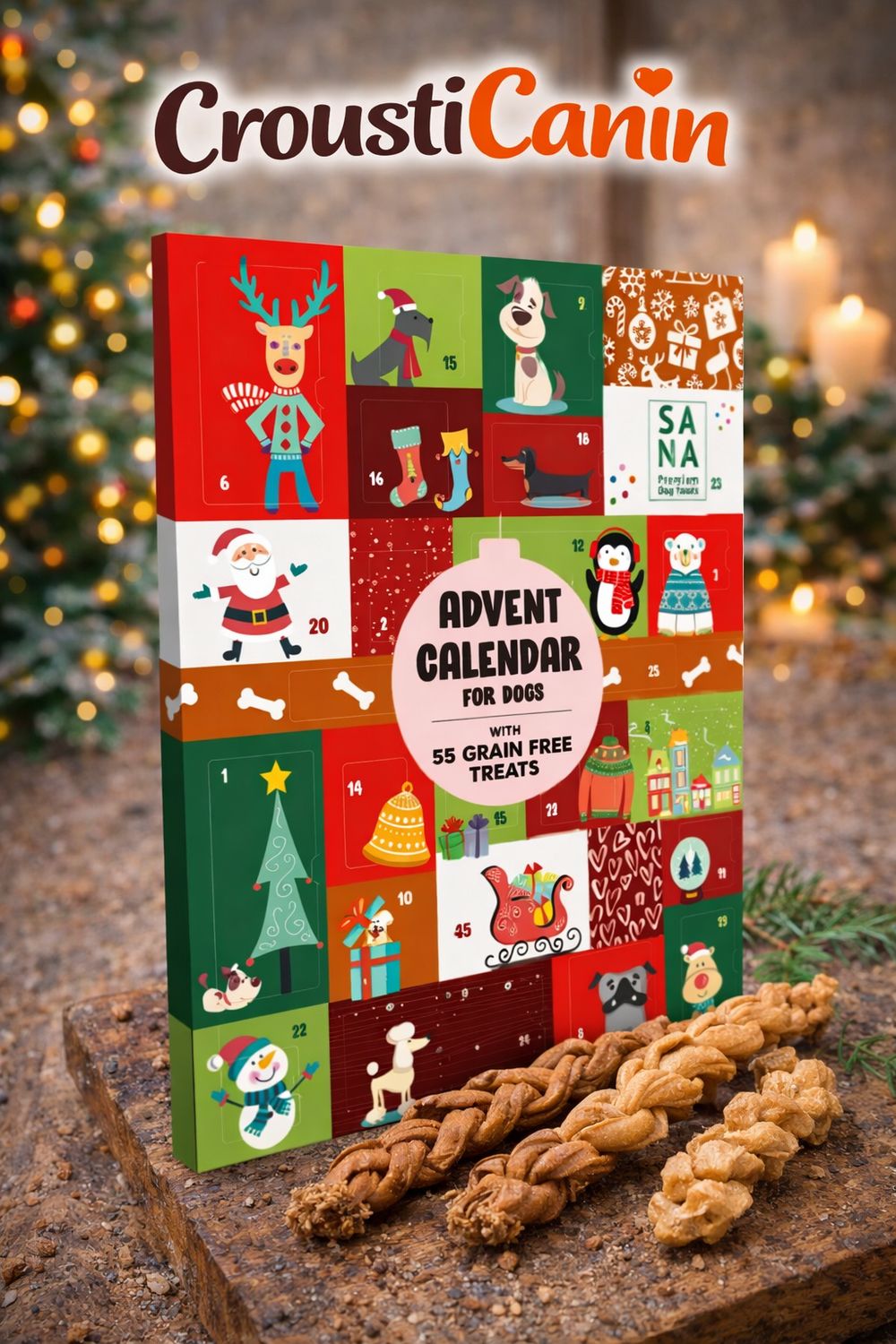 CALENDRIER DE L'AVENT 2026 CHIEN 280G