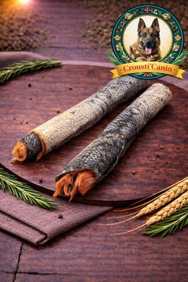 PEAUX DE SAUMON A LA CHAIR FONDANTE 22CM 100G