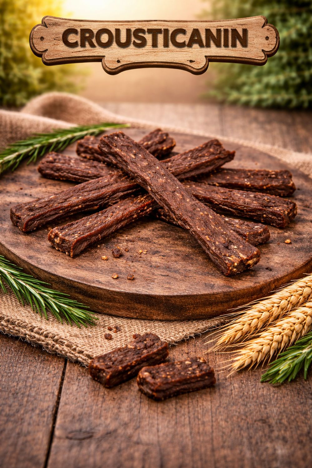 STICKS BOEUF HUILE SAUMON SAUVAGE 100G