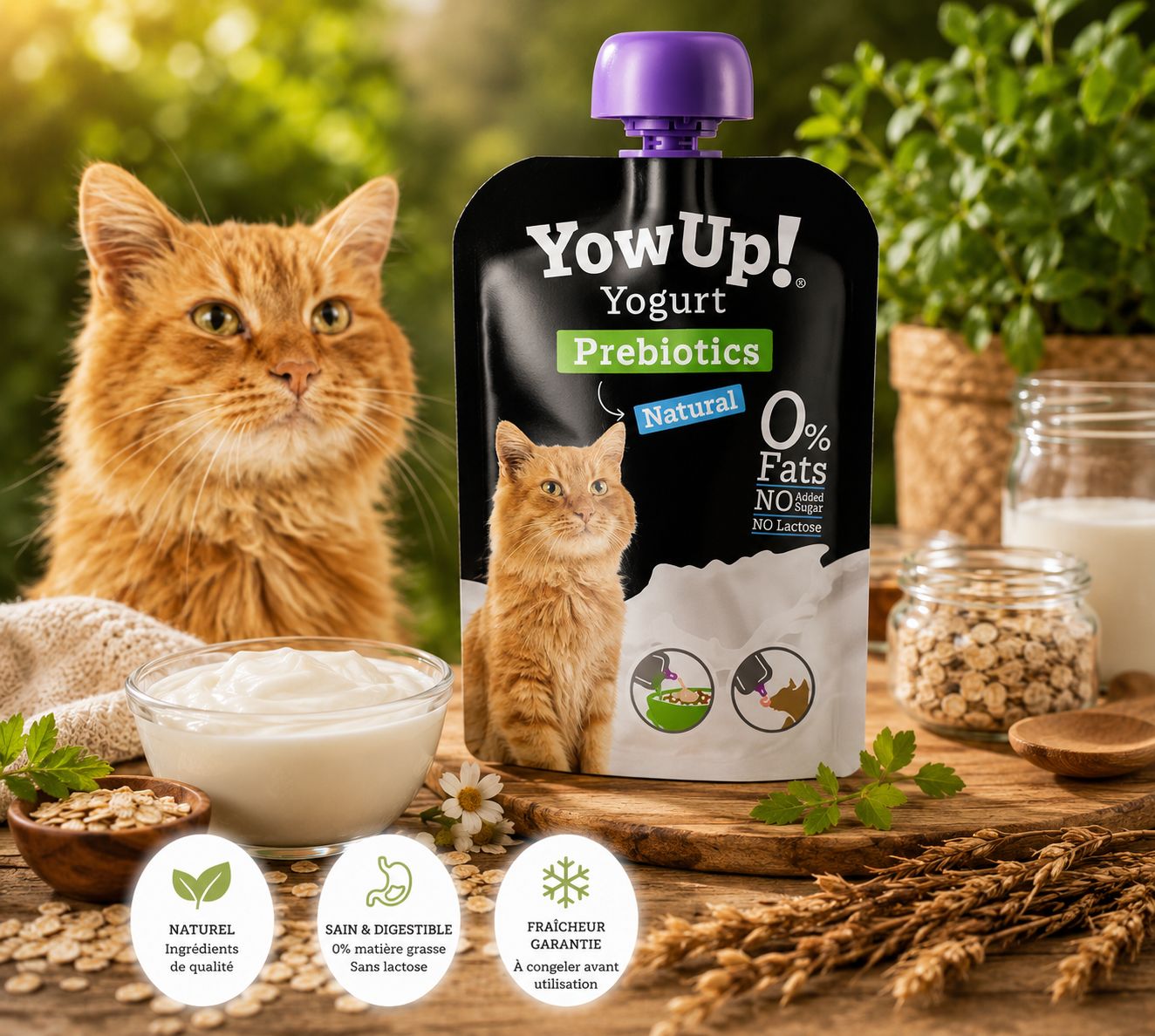 YOWUP PROBIOTIQUES CHAT 85G
