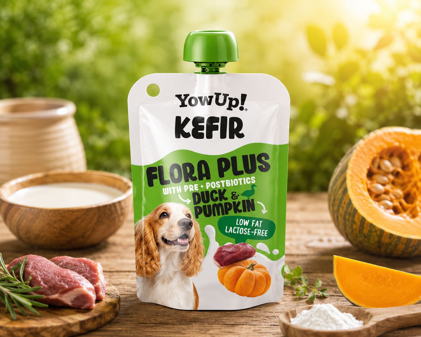 YOWUP KEFIR CITROUILLE &amp; CANARD 115G