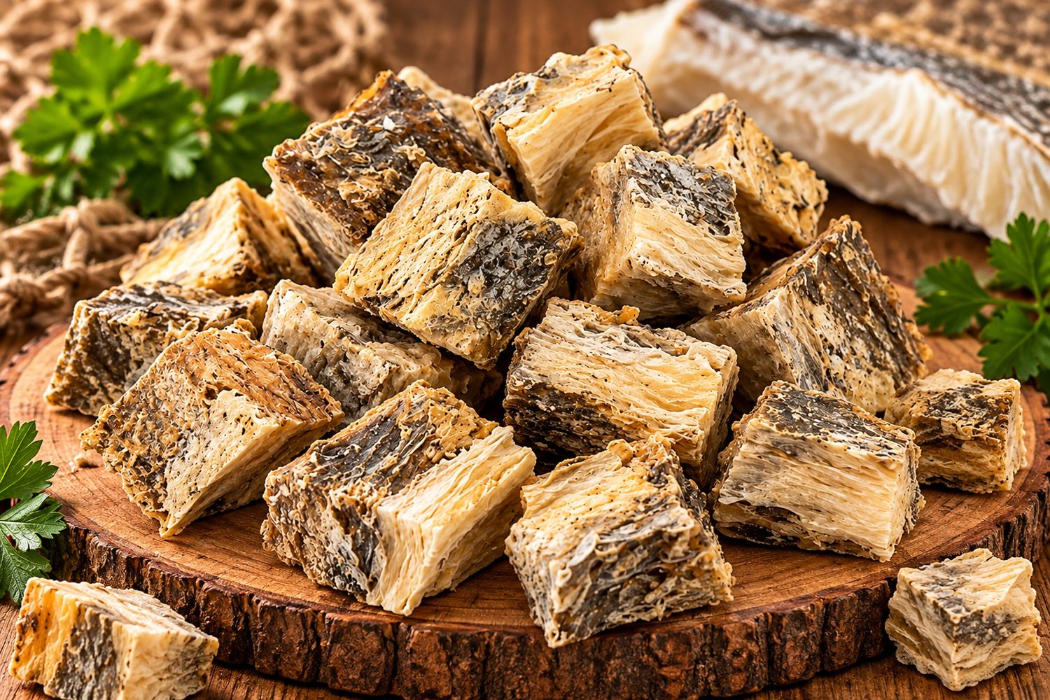 CUBES DE MORUE POUR CHIEN