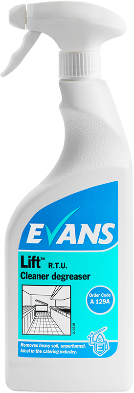 Evans Vanodine Lift Cleaner Degreaser RTU 6x750ml