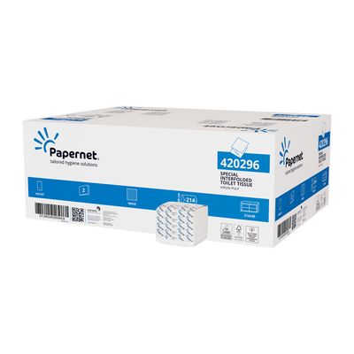Papernet Folded Toilet Paper 8560 sheets per case