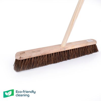 Wooden Brush - Stiff Bristle 24"