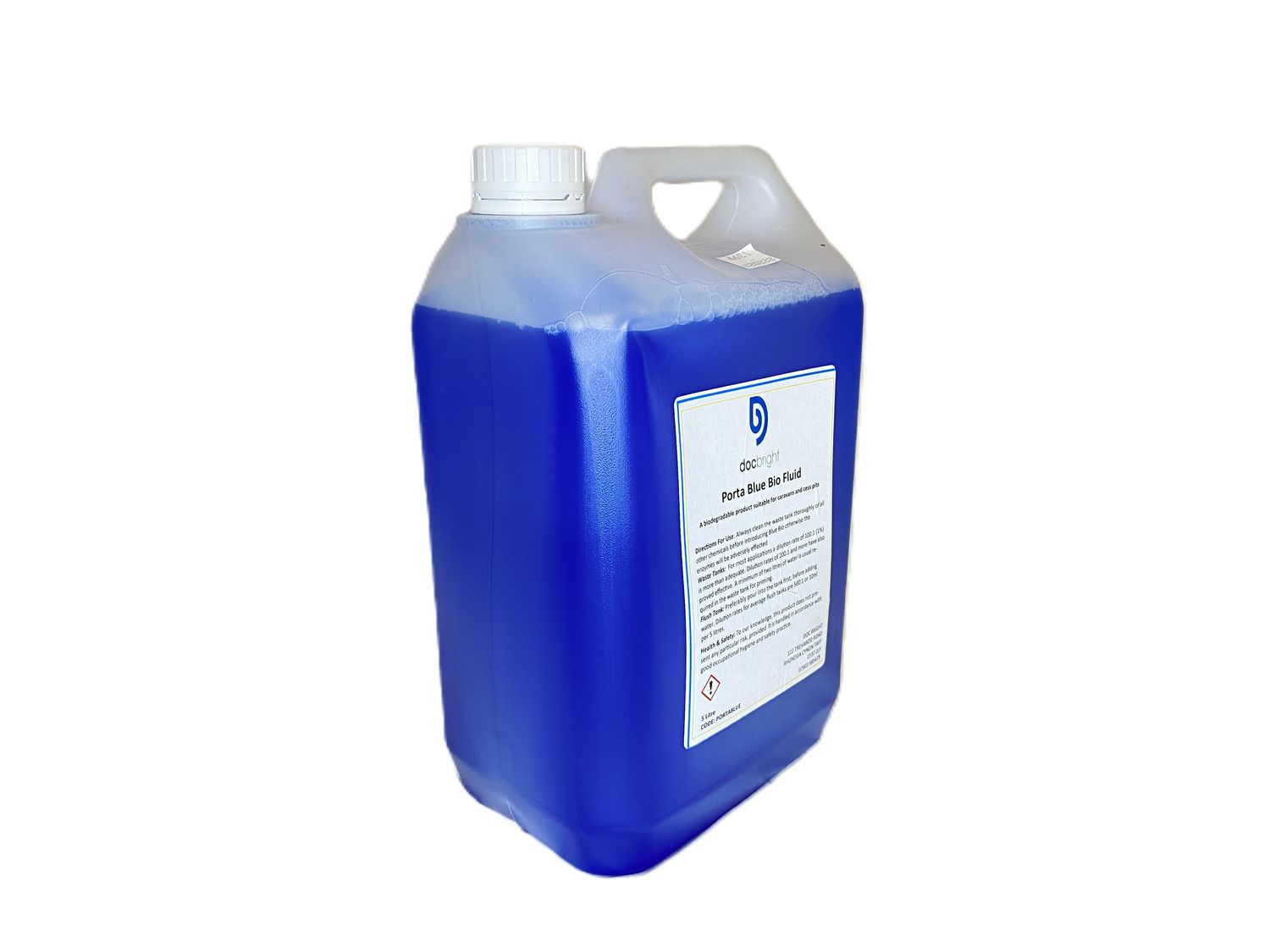 Doc Bright 'Portablu' Toilet Fluid - 5 Litre